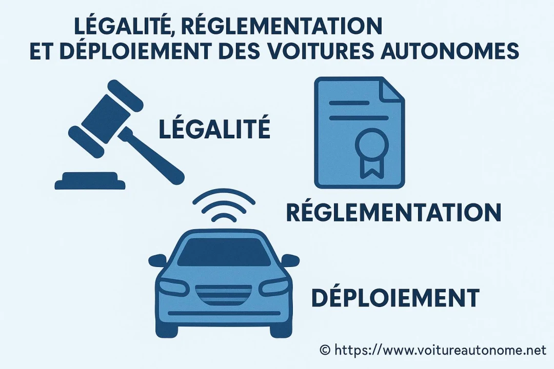Légalité, réglementation et déploiement des voitures autonomes