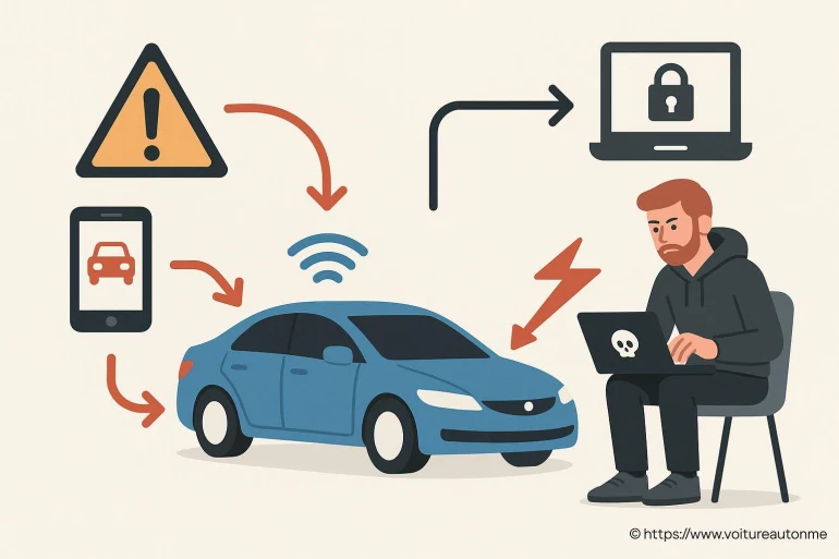 Hacker attaque voiture connectée