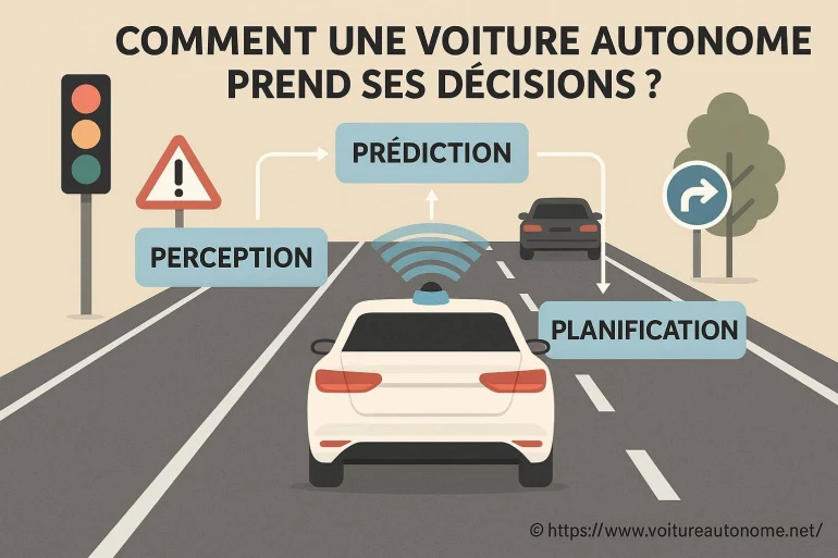 Comment une voiture autonome prend ses décisions ?
