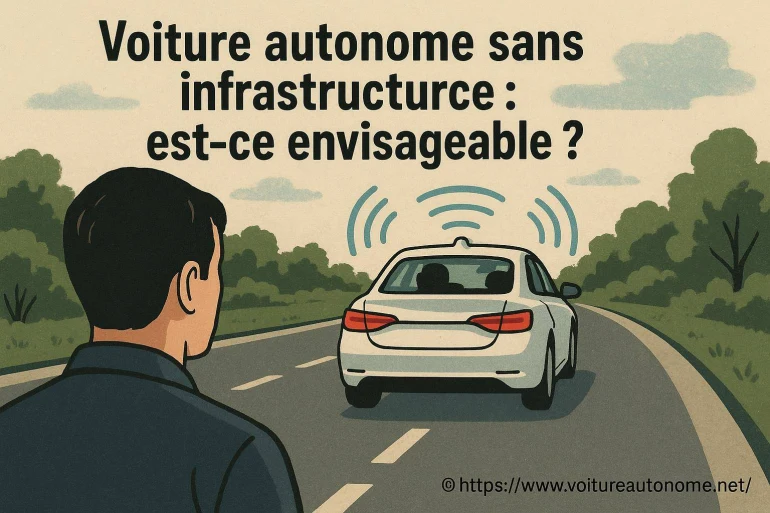 Voiture autonome sans infrastructure : est-ce vraiment envisageable ?