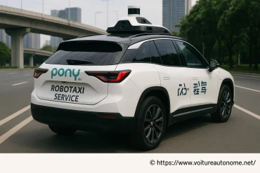 Pony.ai lance un service de robotaxi sans agent de sécurité à guangzhou