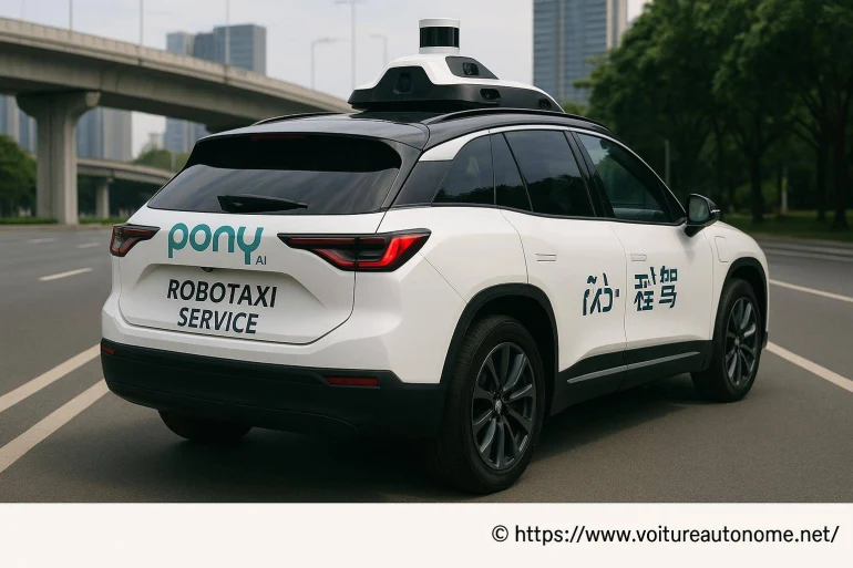 Pony.ai lance un service de robotaxi sans agent de sécurité à guangzhou