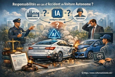 Quelles sont les responsabilités en cas d’accident de voiture autonome ?