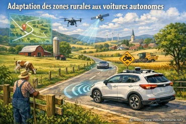 Adaptation des zones rurales aux voitures autonomes : quels défis et solutions