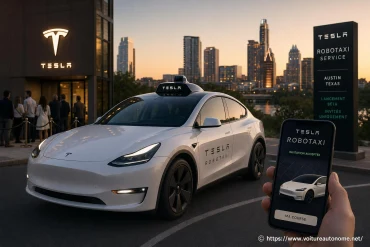 Tesla près de lancer un taxi sans conducteur au Texas pour clients invités
