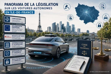Panorama de la législation sur les voitures autonomes en Île-de-France
