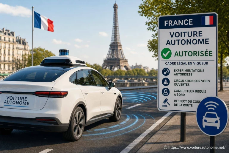 Peut-on utiliser une voiture autonome en France ?