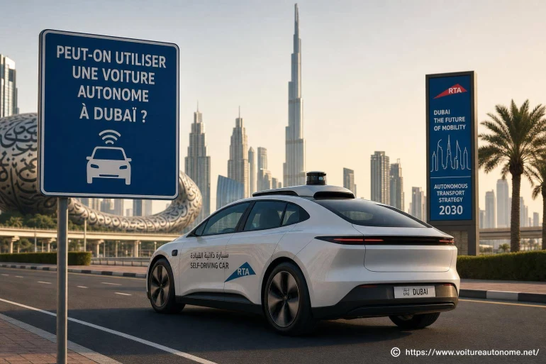 Peut-on utiliser une voiture autonome à Dubaï ?