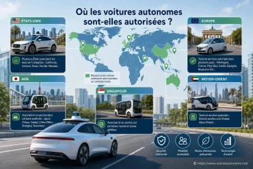 Où les voitures autonomes sont-elles autorisées ?