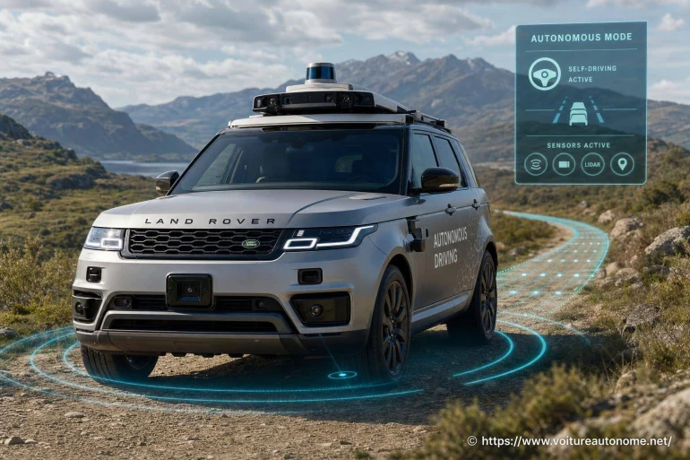 Land Rover autonome : technologies, modèles et perspectives
