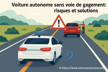 Voiture autonome sans voie de dégagement : quels risques et quelles solutions