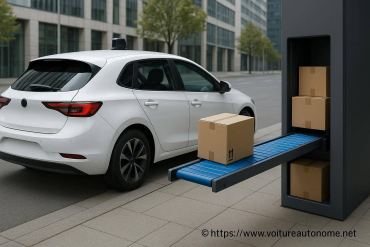 Déchargement automatisé sans voie pour voitures autonomes : comment ça fonctionne
