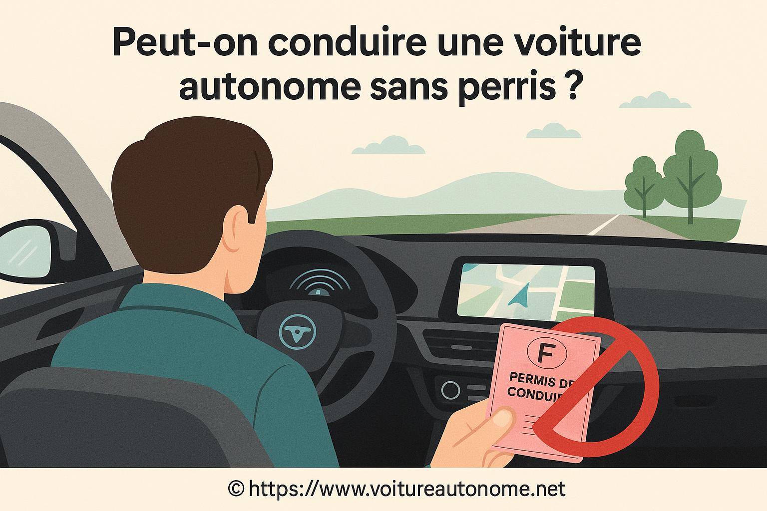 Peut-on conduire une voiture autonome sans permis ?