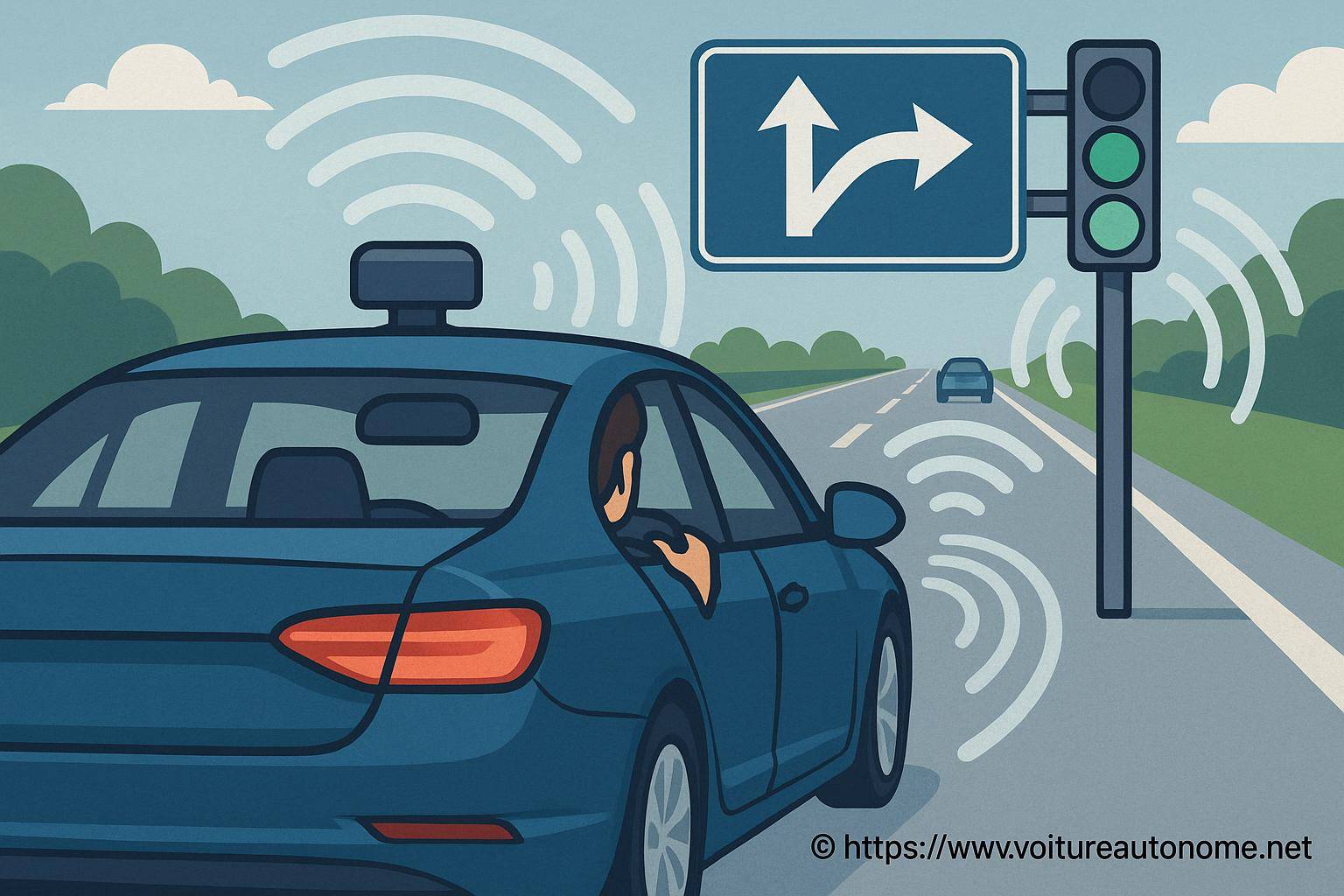 Communication avec les infrastructures routières : comment optimiser les échanges pour la voiture autonome