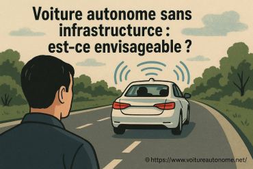 Voiture autonome sans infrastructure : est-ce vraiment envisageable ?