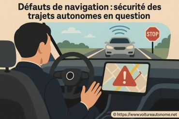 Défauts de navigation et sécurité des trajets autonomes : quels risques ?