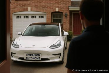 Livraison autonome Tesla : la voiture qui arrive seule chez vous pose question
