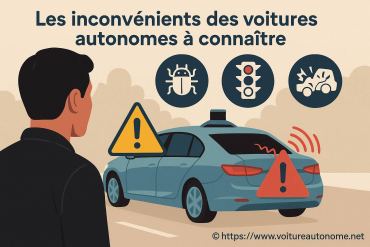 Les inconvénients des voitures autonomes à connaître avant de passer le cap