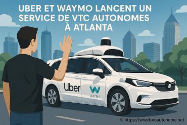 Uber et Waymo lancent un service de vtc autonomes à Atlanta en 2025