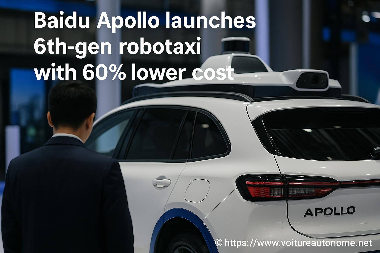 Baidu lance la 6e génération de robotaxi avec un coût réduit de 60%