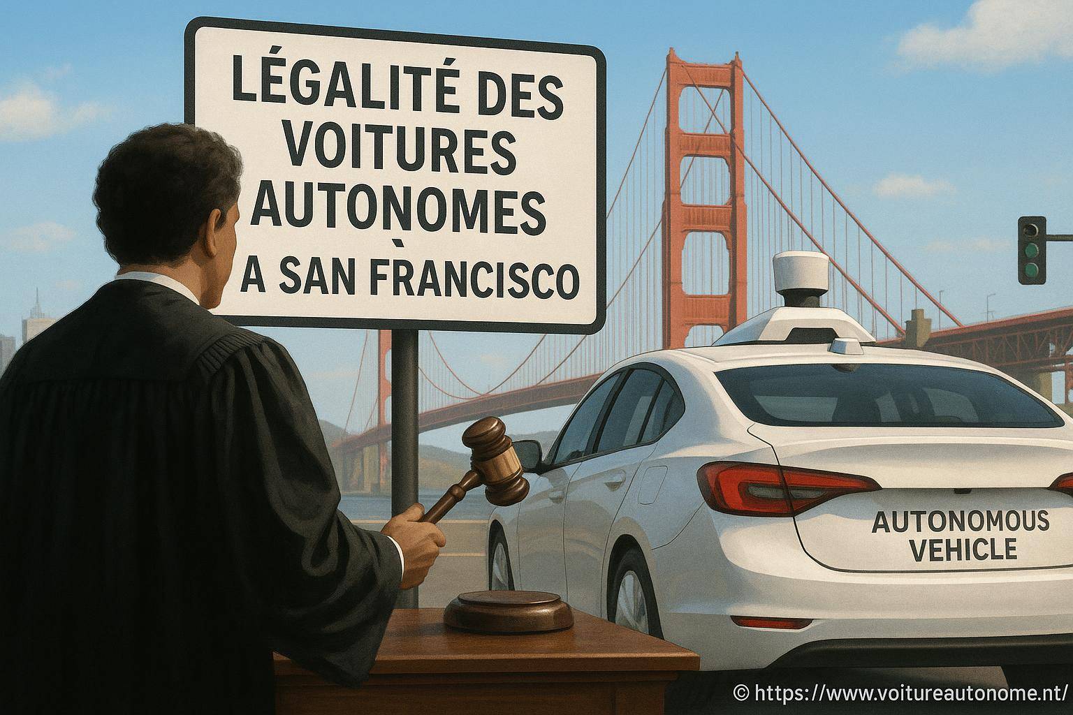 Légalité des voitures autonomes à San Francisco : que dit la loi ?