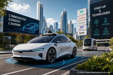 Start-ups innovantes dans le secteur des voitures autonomes : qui sont les acteurs clés